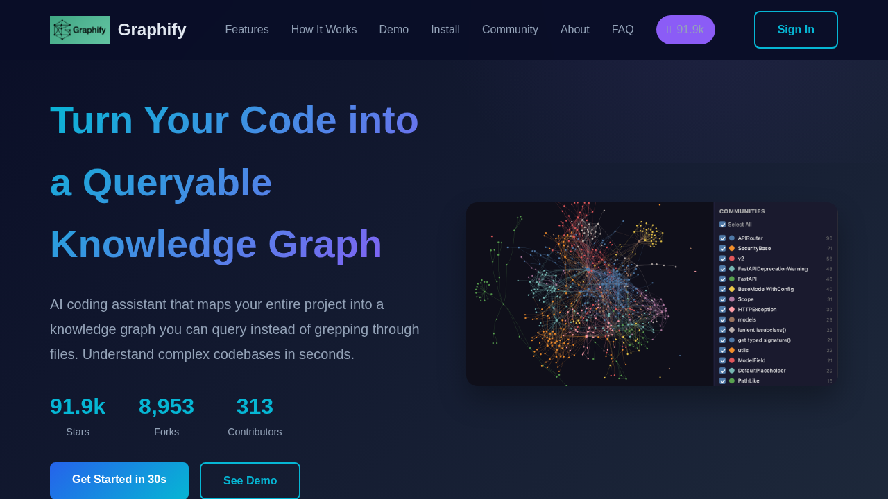 Graphify - Turn Your Code into a Queryable Knowledge Graph